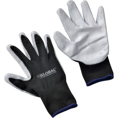 Global Industrial Foam Nitrile Coated Gloves, Gray/Black, X-Large 708344XL